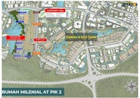 a map showing the location of the rumman millennium at kk