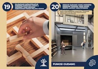 a poster with a picture of a person working on a piece of wood