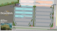 a map of the parking area at pasadena