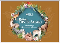 a poster for the rukan river safari