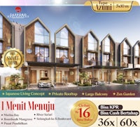 a flyer for a new apartment complex in jakarta, indonesia