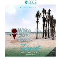 white sand beach - repeat of the day